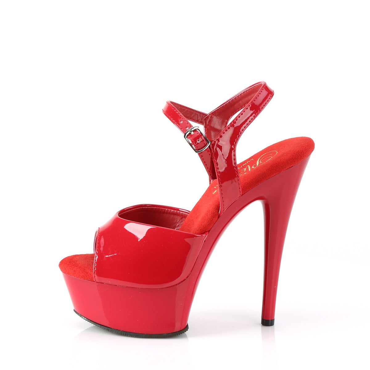 Pleaser Sandals EXCITE-609 Red Pat/Red