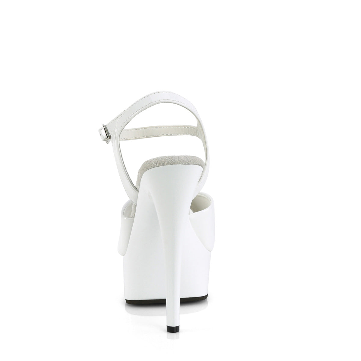 Pleaser Sandals EXCITE-609 Wht Pat/Wht