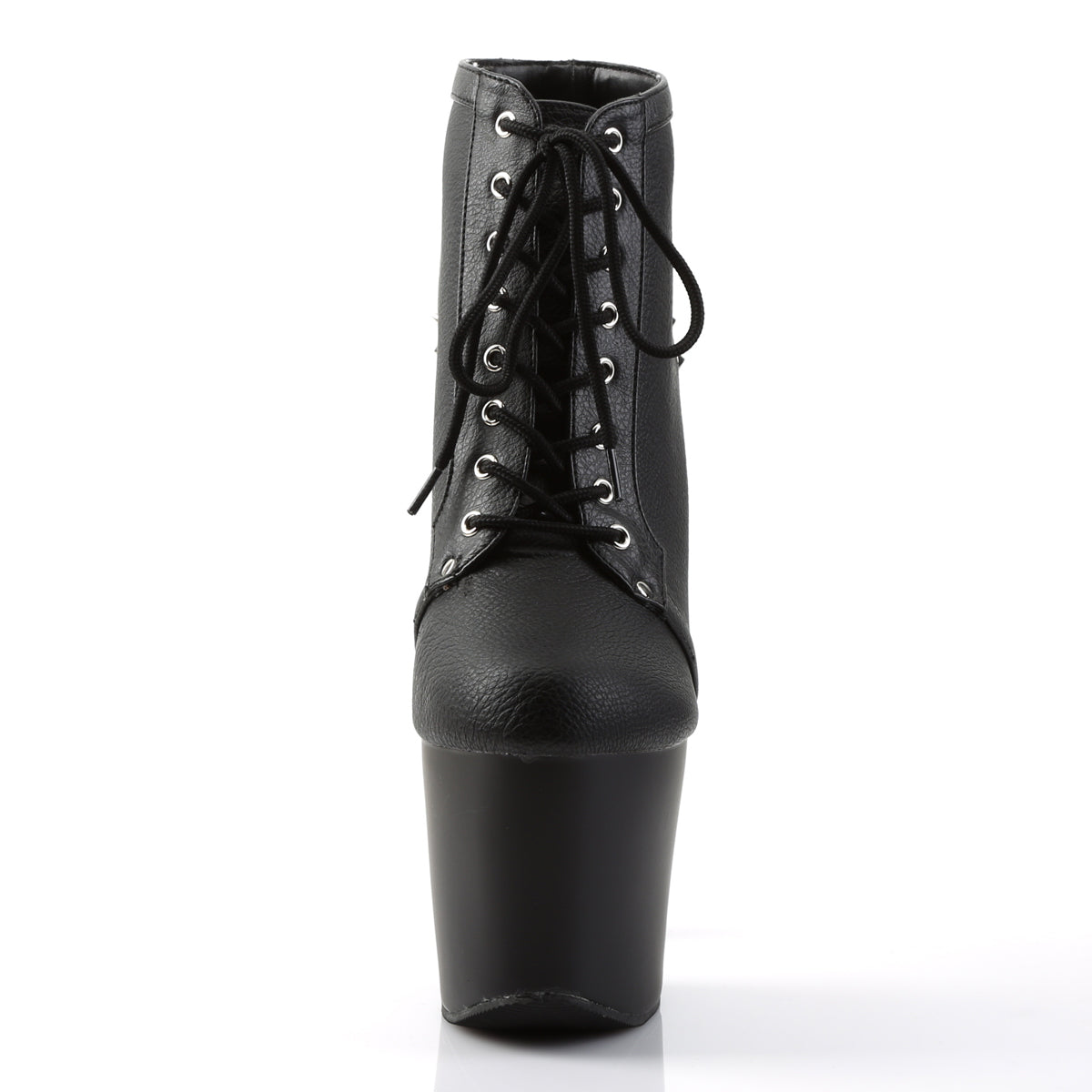 Pleaser Sandali da donna FEARLESS-700-28 BLK Faux Leather / Blk Matte