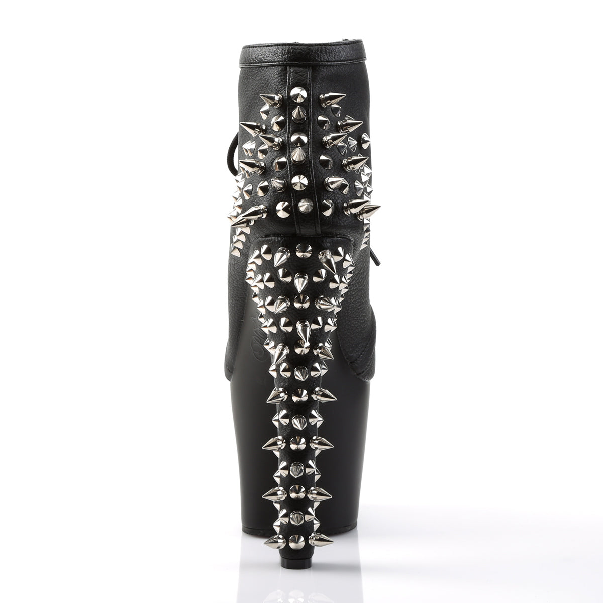 Pleaser Sandali da donna FEARLESS-700-28 BLK Faux Leather / Blk Matte