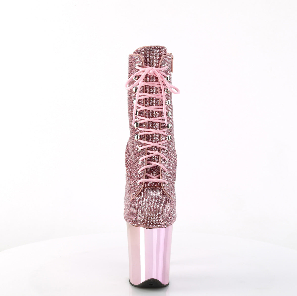 Pleaser Stivaletti FLAMINGO-1020CHRS B. RS / B RS / B. Cromo rosa
