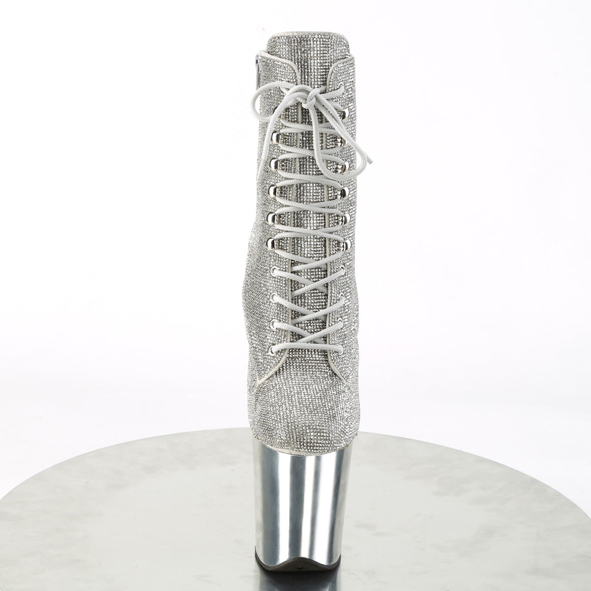 Pleaser Stivaletti FLAMINGO-1020CHRS SLV RS / SLV Chrome