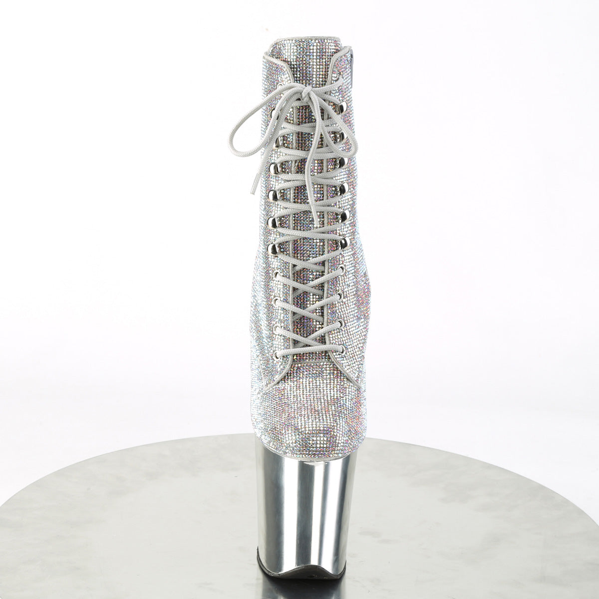 Pleaser Stivaletti FLAMINGO-1020CHRS SLV Multi RS / SLV Chrome