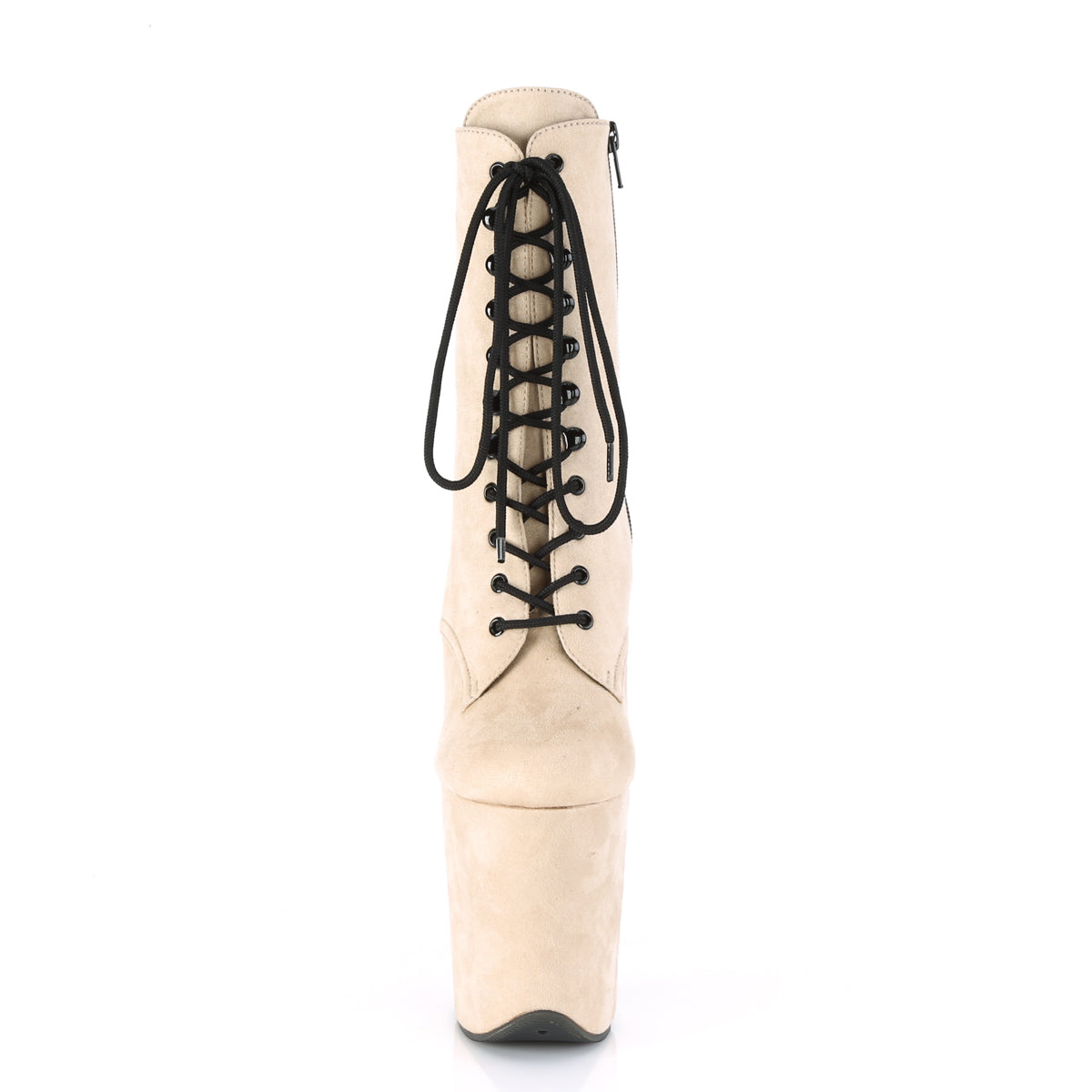 Pleaser Stivaletti da donna FLAMINGO-1020FS Beige Faux Suede / Beige Faux Suede Suede