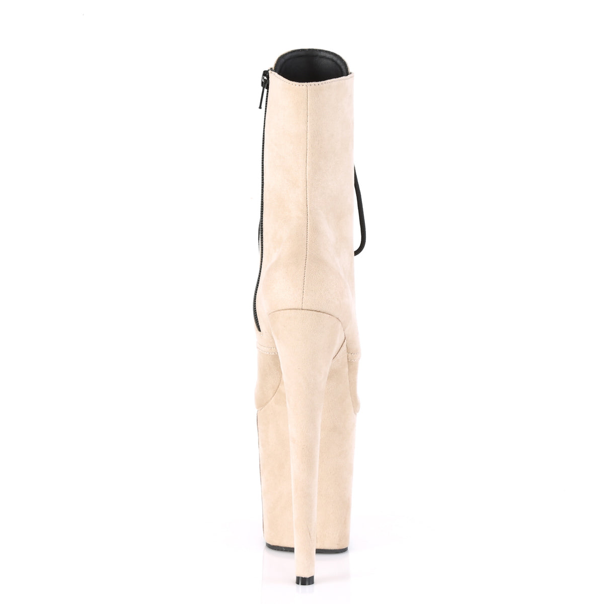 Pleaser Stivaletti da donna FLAMINGO-1020FS Beige Faux Suede / Beige Faux Suede Suede