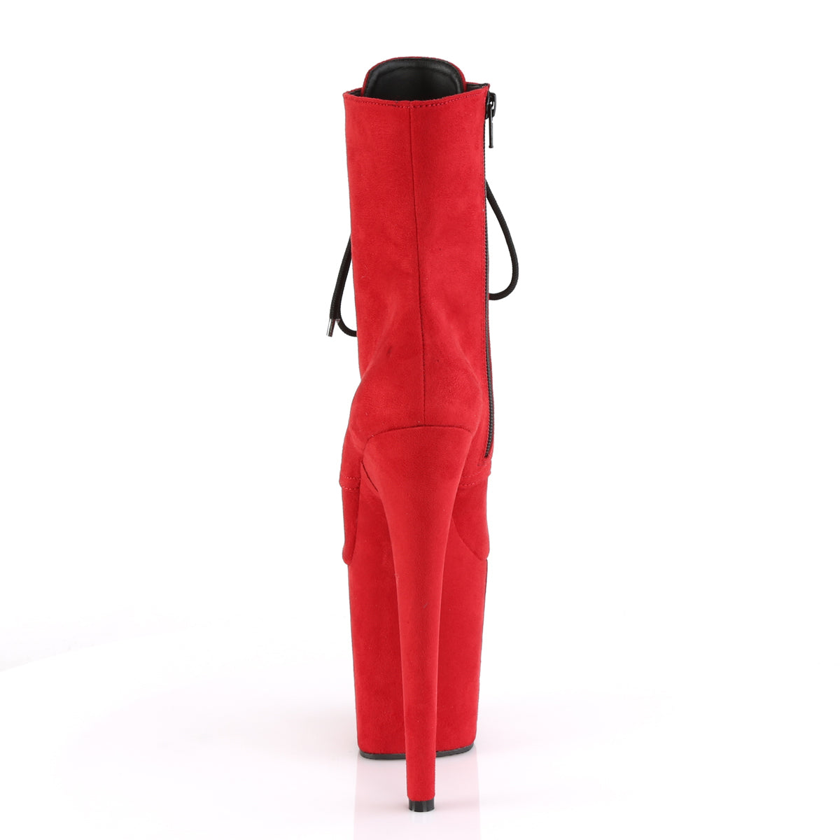Pleaser Stivaletti da donna FLAMINGO-1020FS RED FAUX SOMEDE / ROSSO FAUX SOMEDE