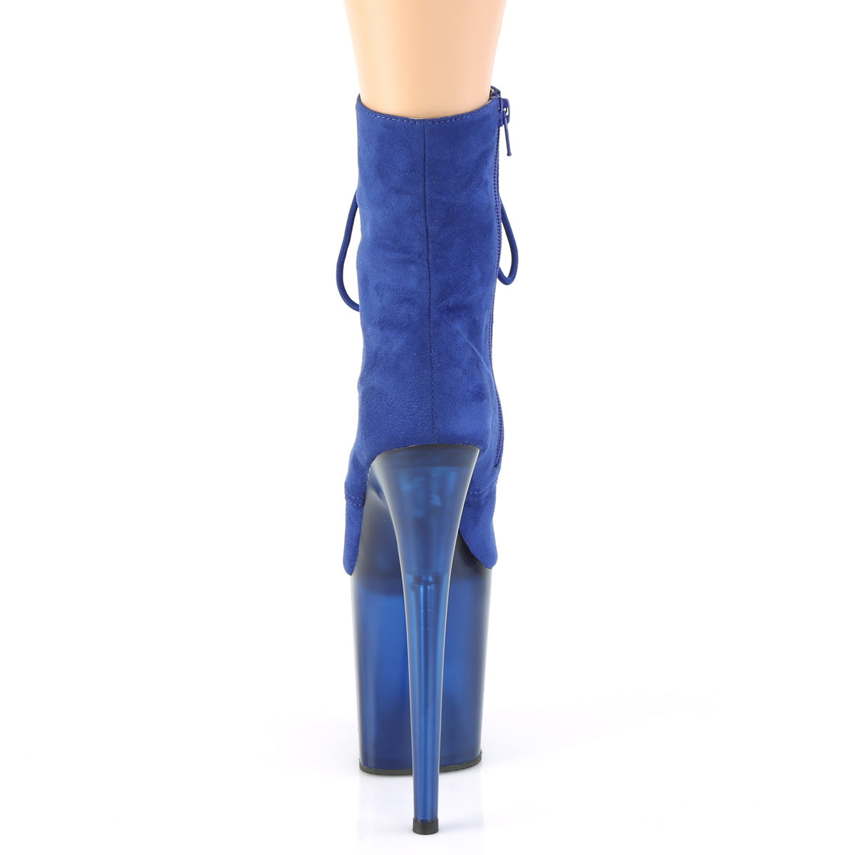 Pleaser Stivaletti da donna FLAMINGO-1020FST Royal Blue Faux Suede / Blue Blue