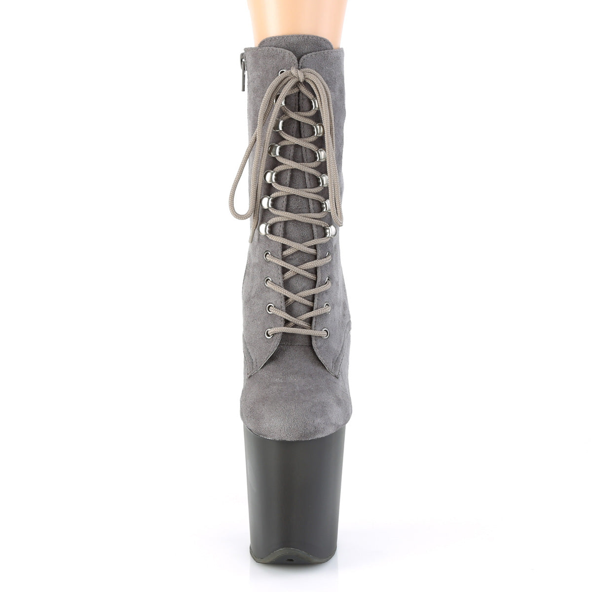 Pleaser Stivaletti da donna FLAMINGO-1020Fst grigio in finto scamosciato / grigio smerigliato