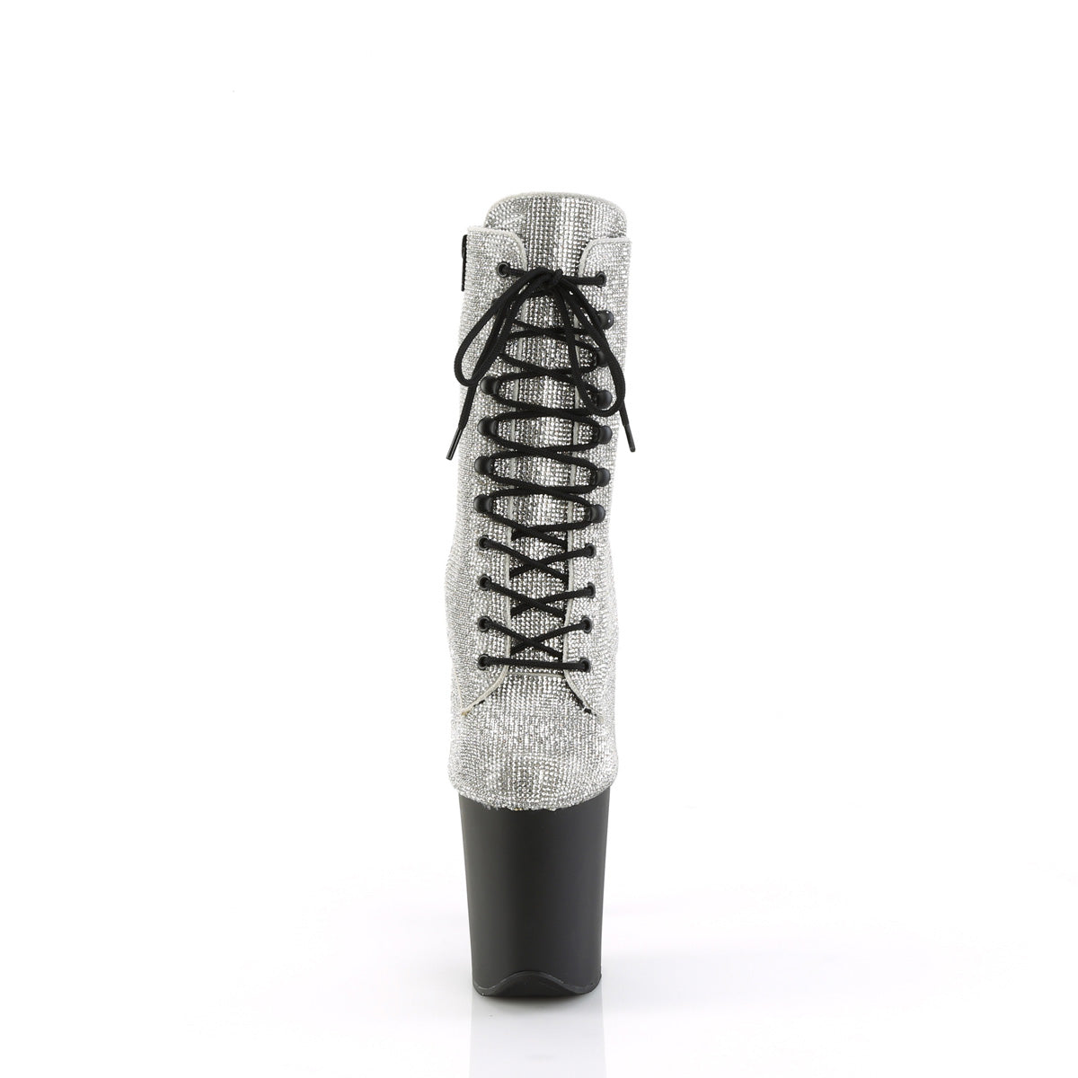 Pleaser Stivaletti FLAMINGO-1020rs slv rs / nero opaco