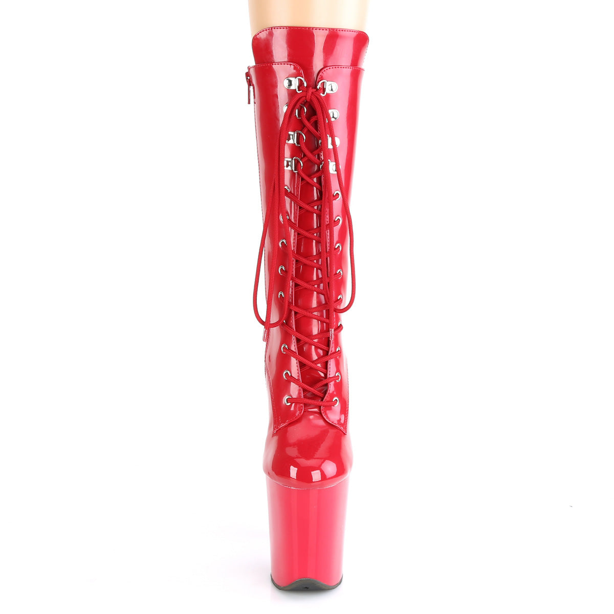 Pleaser Stivaletti da donna FLAMINGO-1050 Pat / rosso rosso / rosso