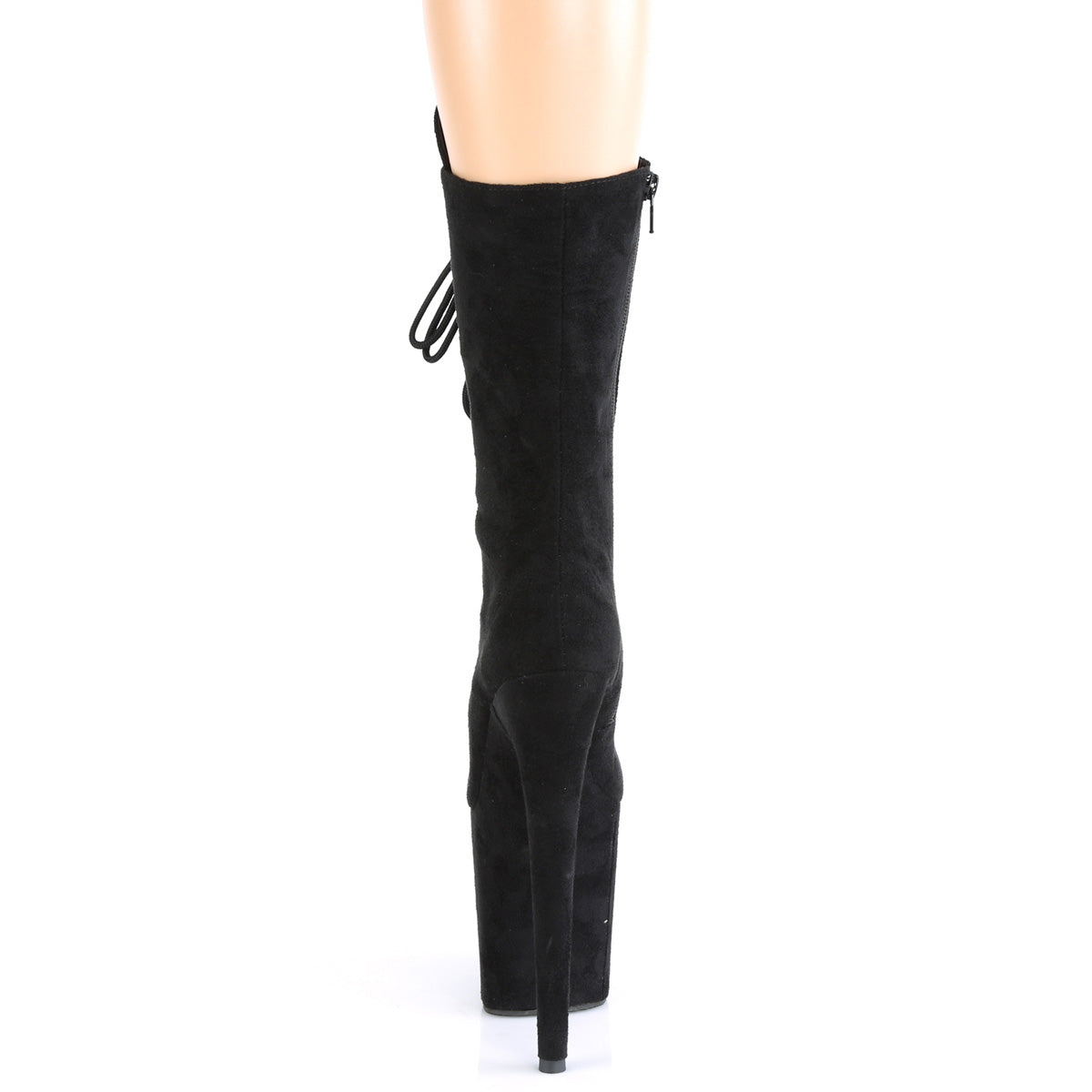 Pleaser Stivaletti da donna FLAMINGO-1050FS BLK FAUX Suede / Blk Faux Suede Suede
