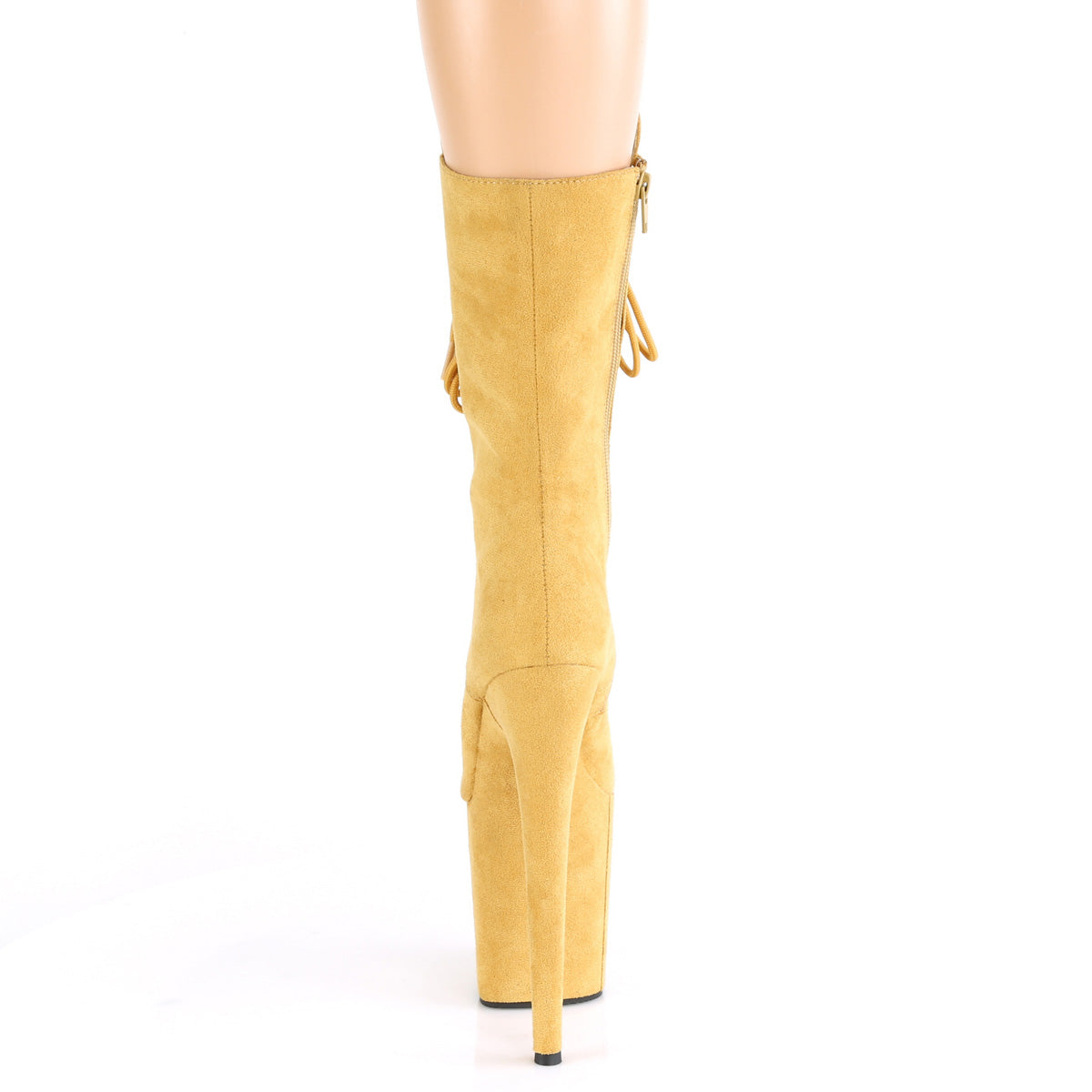 Pleaser Stivaletti da donna FLAMINGO-1050FS Sue scamosciata sintetica in finto pelle scamosciata / senape