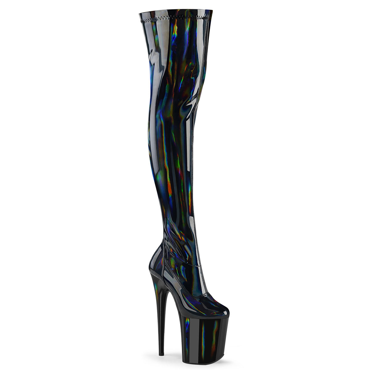 Pleaser FLAMINGO-3000HWR BLK STR. Run / Blk in esecuzione