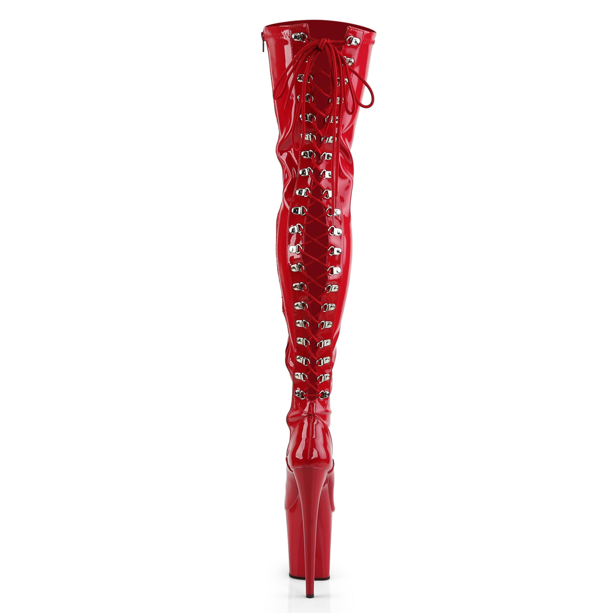 Pleaser Stivali da donna FLAMINGO-3063 RED STR PAT / RED