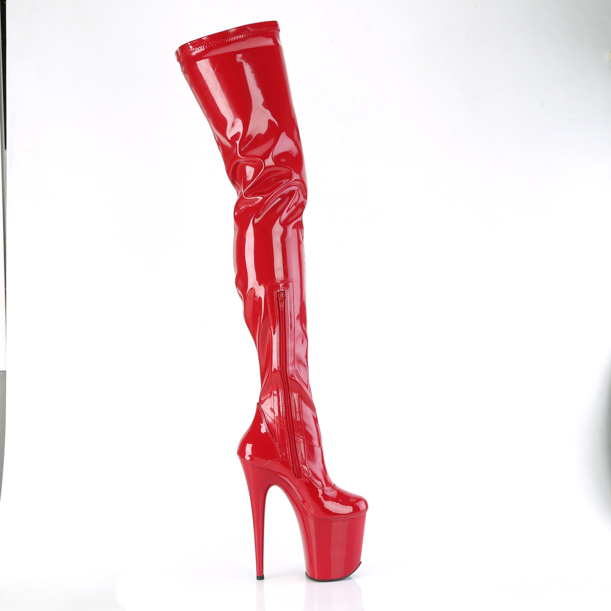 Pleaser FLAMINGO-4000 Red Str. Pat/Red