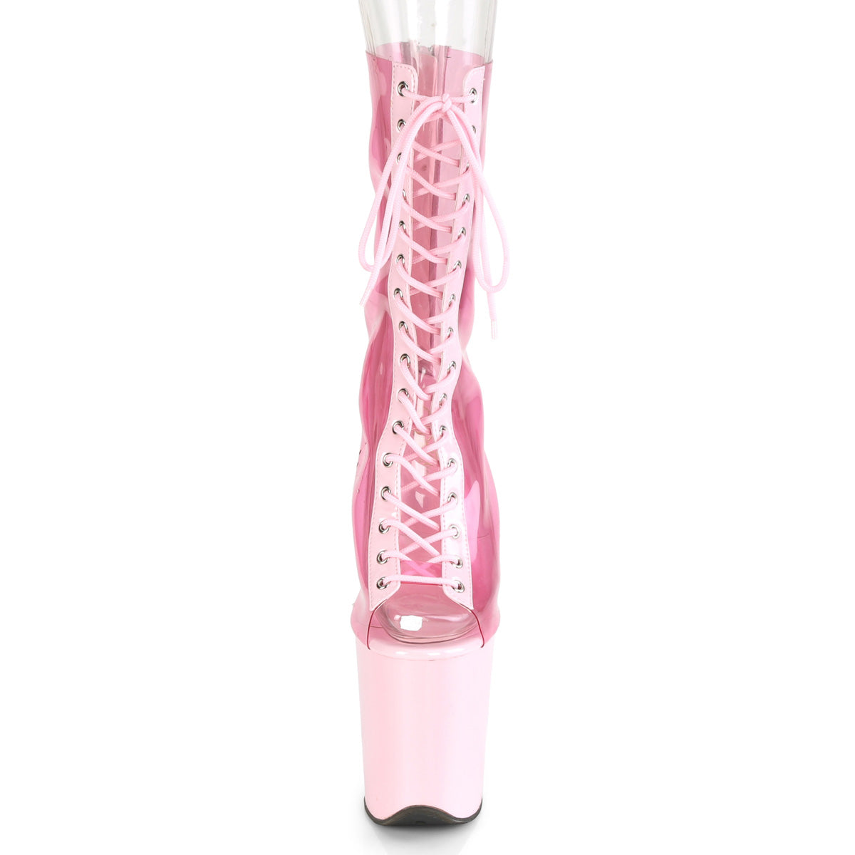 Pleaser Stivaletti da donna FLAMINGO-800-34 B. PVC-B ROSA. PAT / B. Rosa