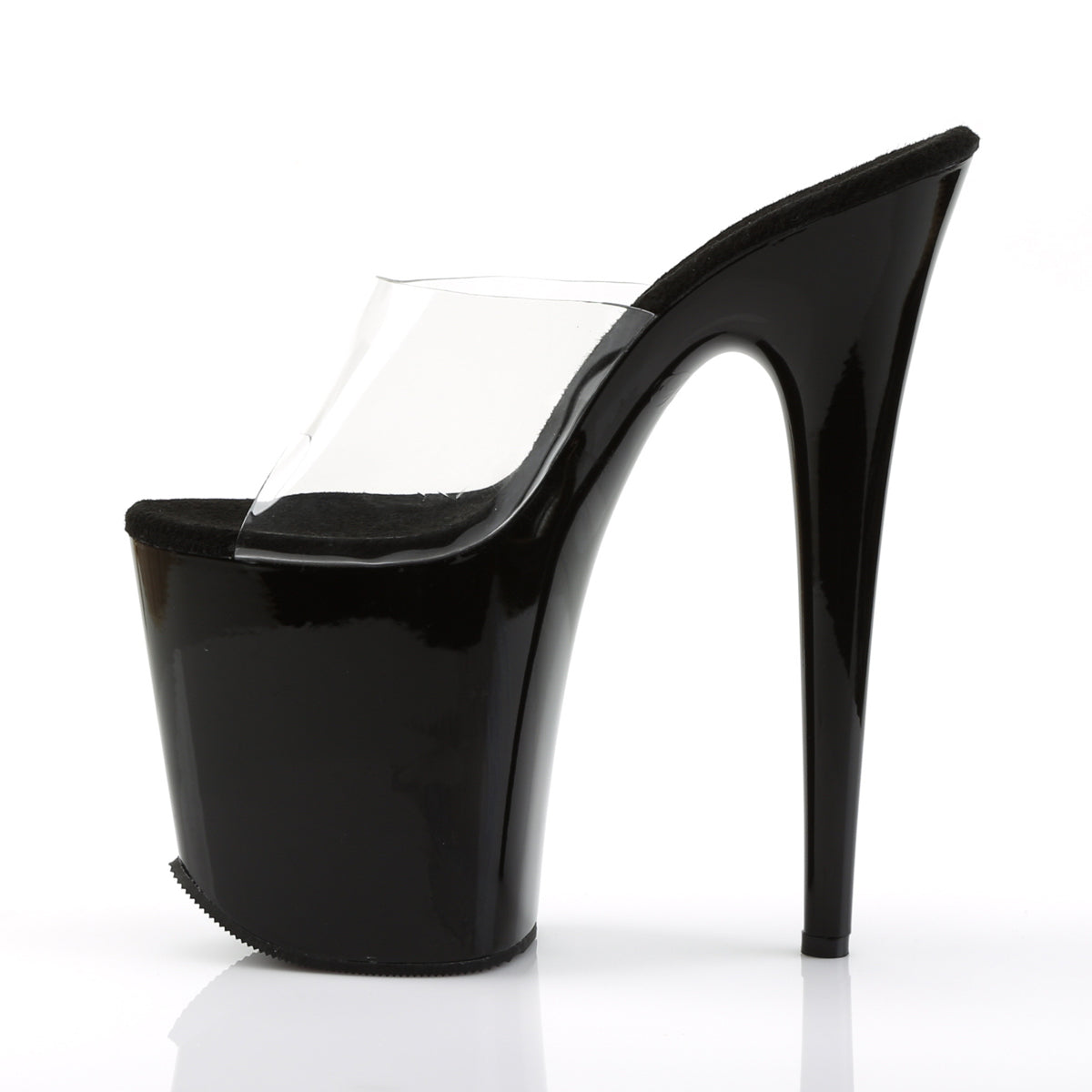 Pleaser Sandali da donna FLAMINGO-801 CLR / BLK
