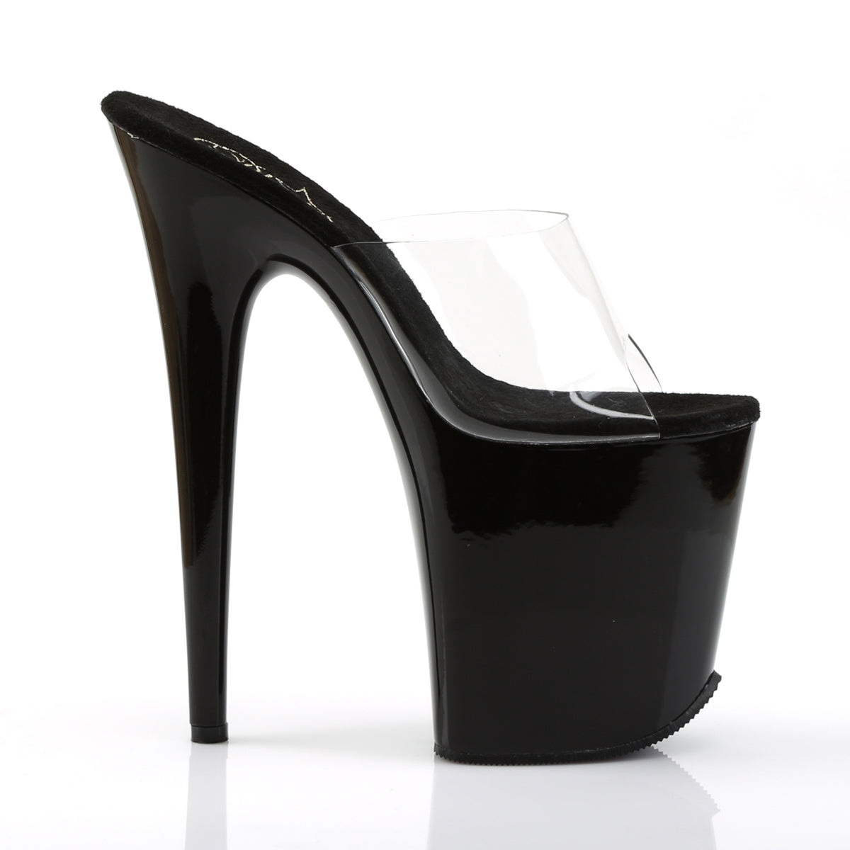 Pleaser Sandali da donna FLAMINGO-801 CLR / BLK