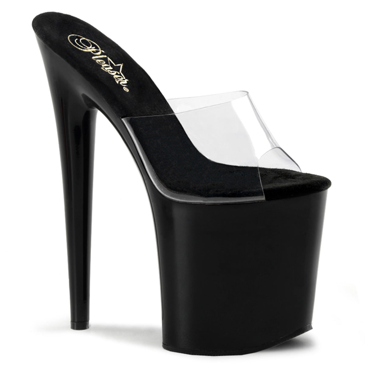 Pleaser Sandali da donna FLAMINGO-801 CLR / BLK