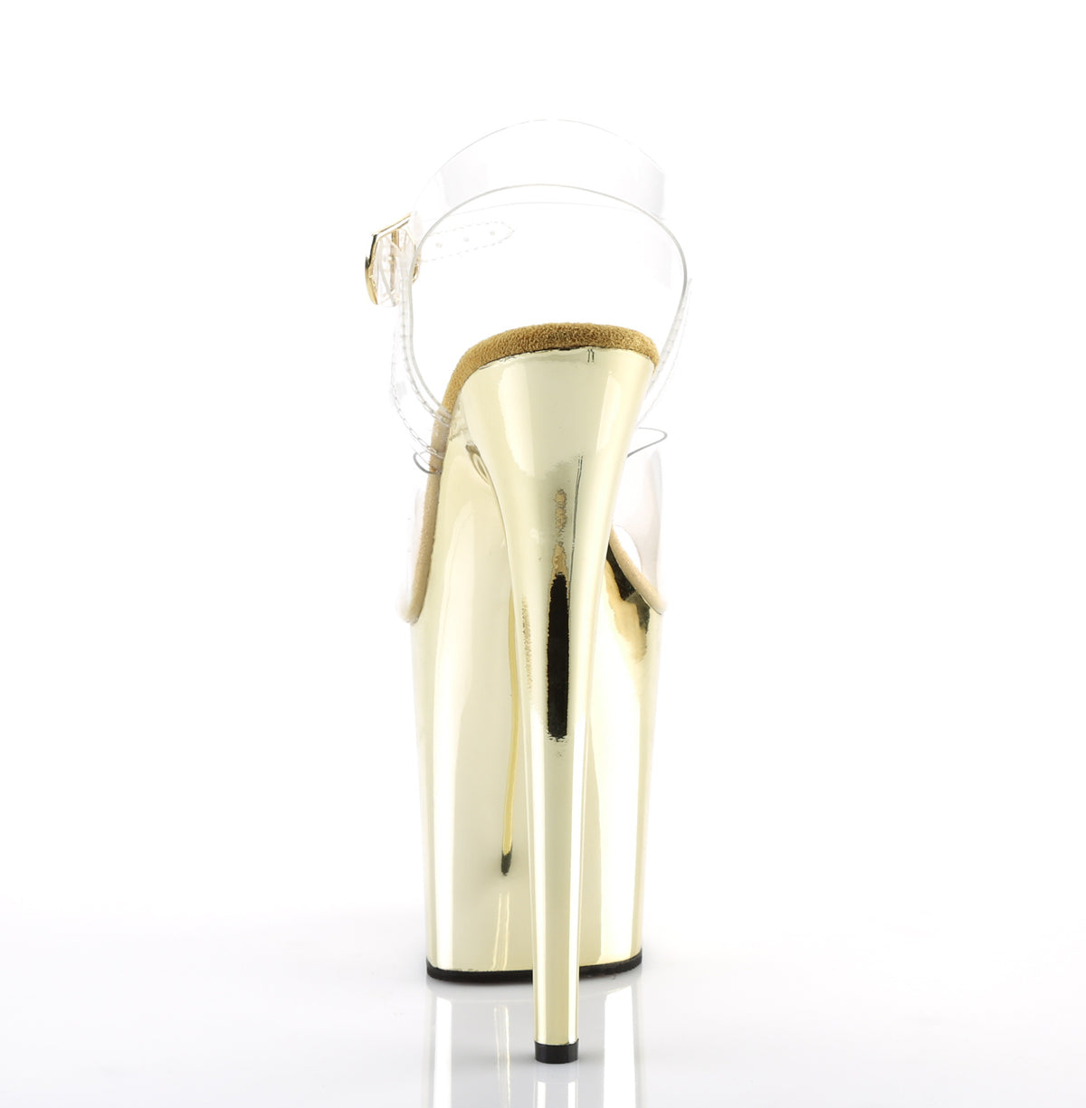 Pleaser Sandali da donna FLAMINGO-808 ClR / Gold Chrome