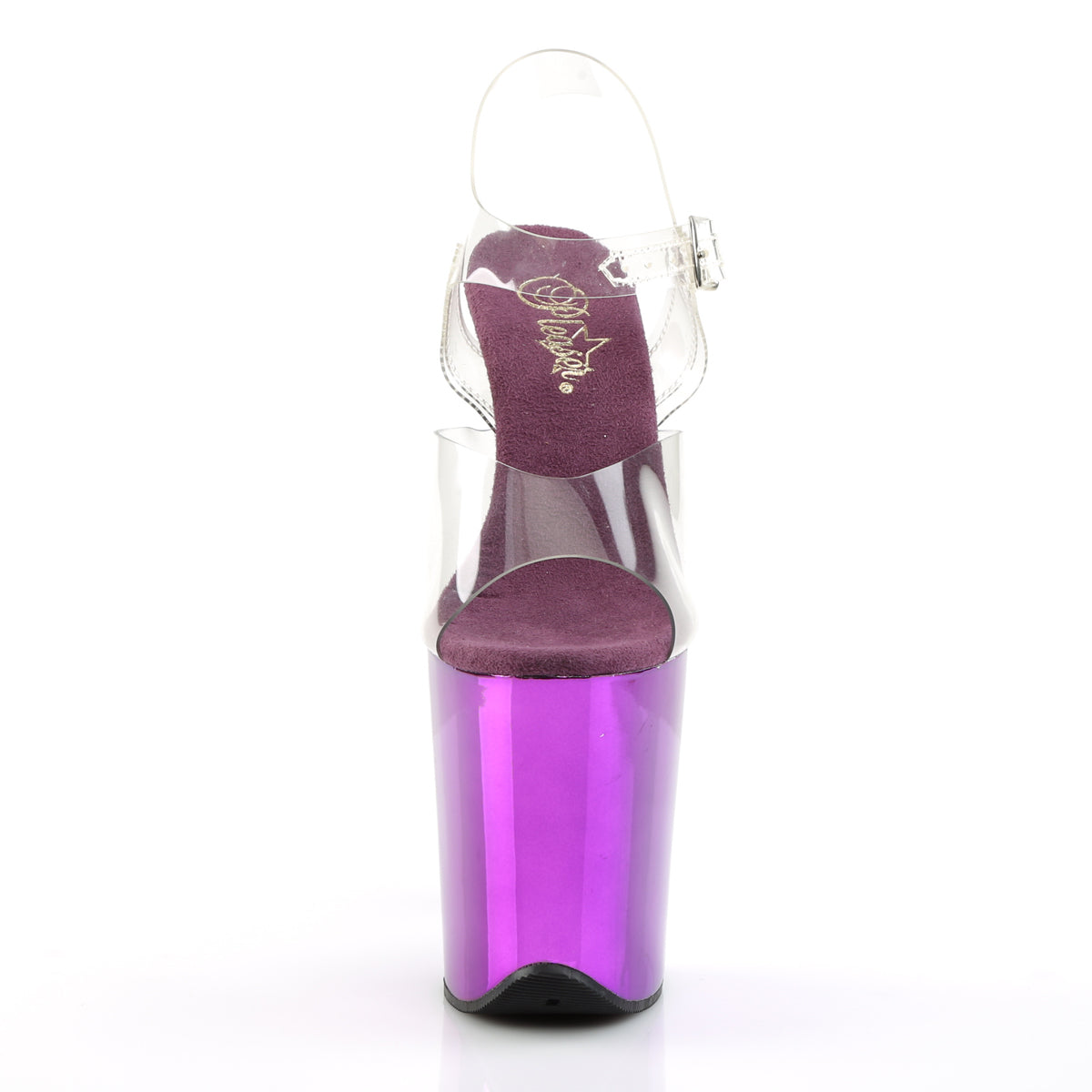 Pleaser Sandali da donna FLAMINGO-808 CLR / Purple Chrome