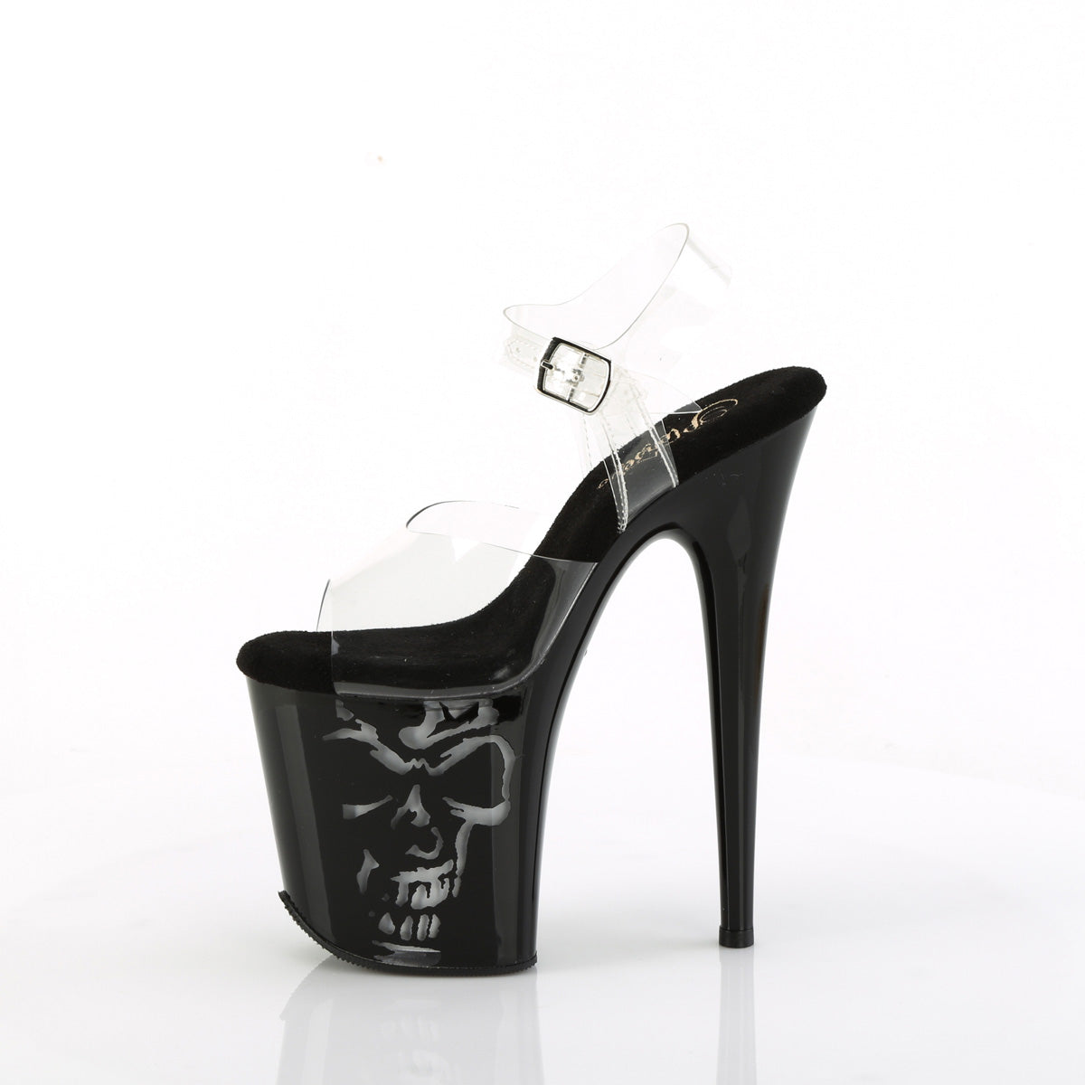 Pleaser Sandali FLAMINGO-808nlsk Clr/Blk-Multi