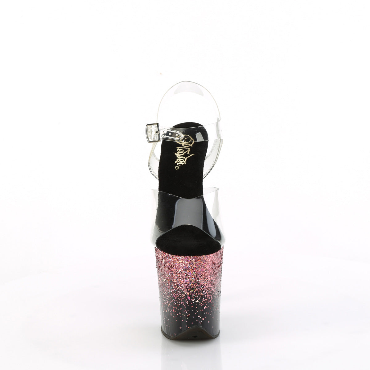 Pleaser FLAMINGO-808SS CLR/BLK-pink Multitter