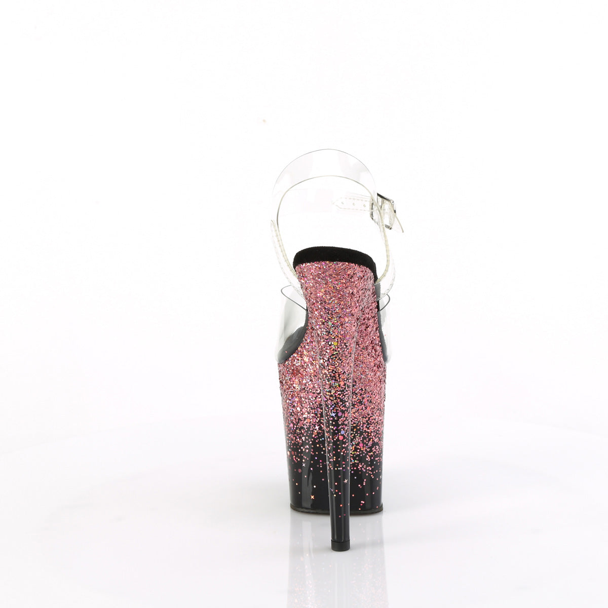 Pleaser FLAMINGO-808SS CLR/BLK-pink Multitter