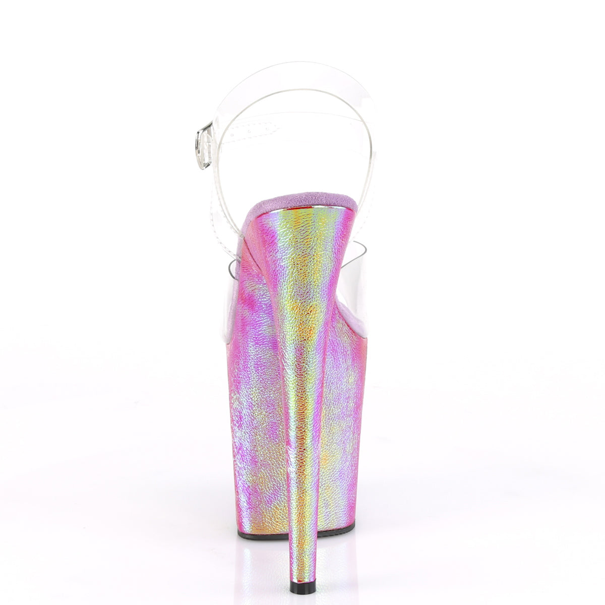 Pleaser Sandali da donna FLAMINGO-808WR CLR / Hologram viola avvolto