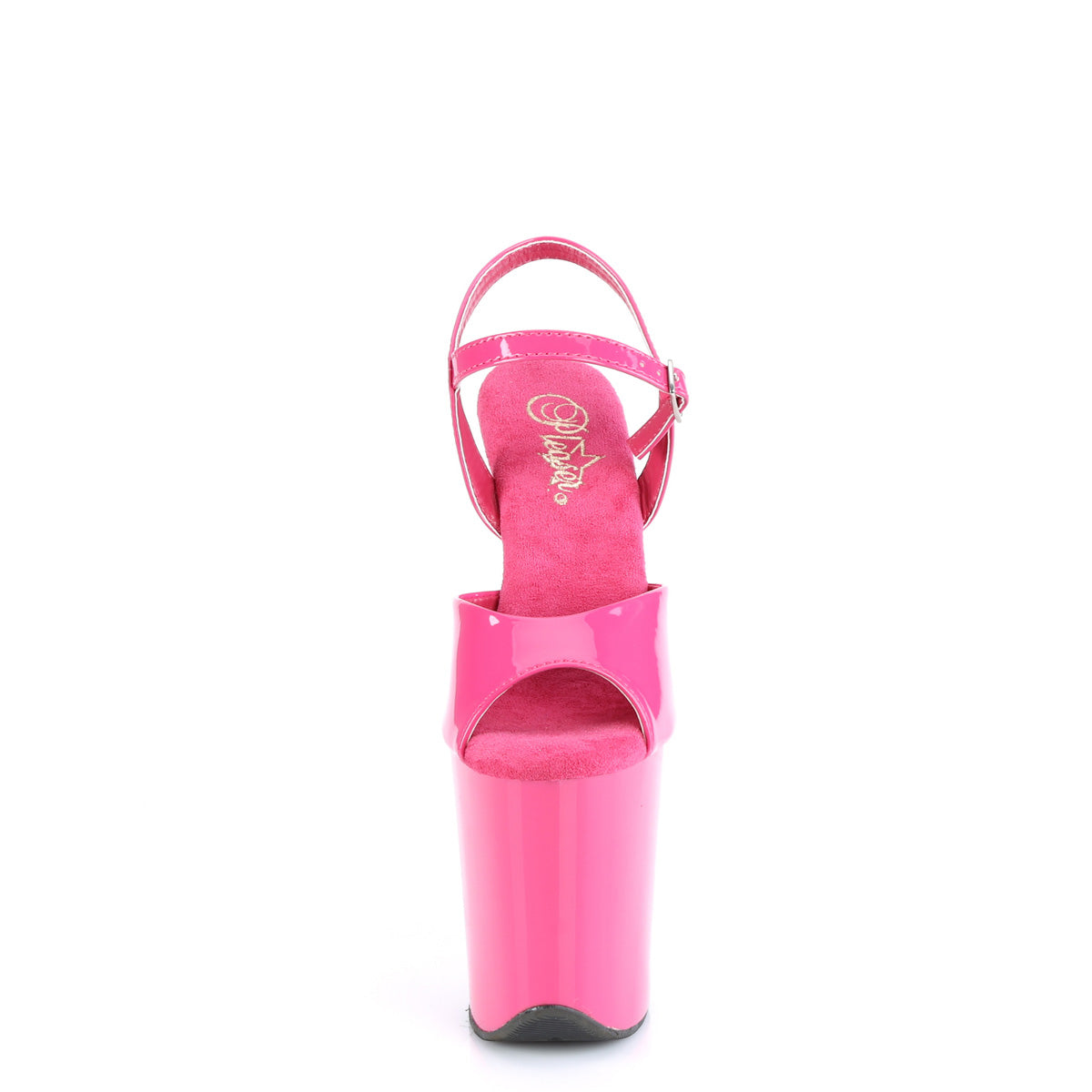 Pleaser Sandals FLAMINGO-809 H. Pink Pat/H. Pink