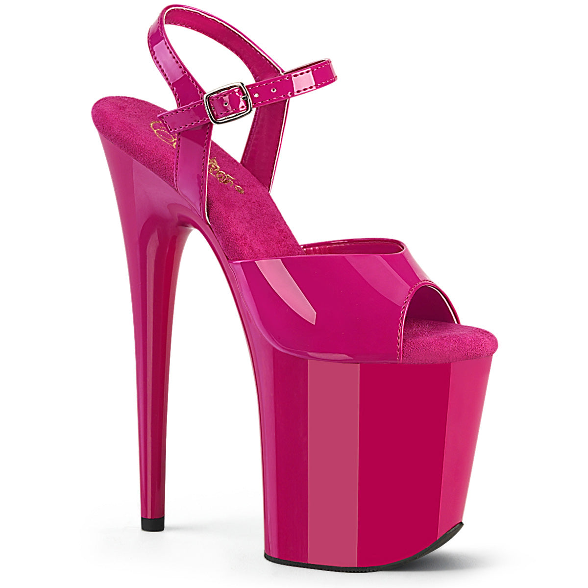 Pleaser Sandals FLAMINGO-809 H. Pink Pat/H. Pink