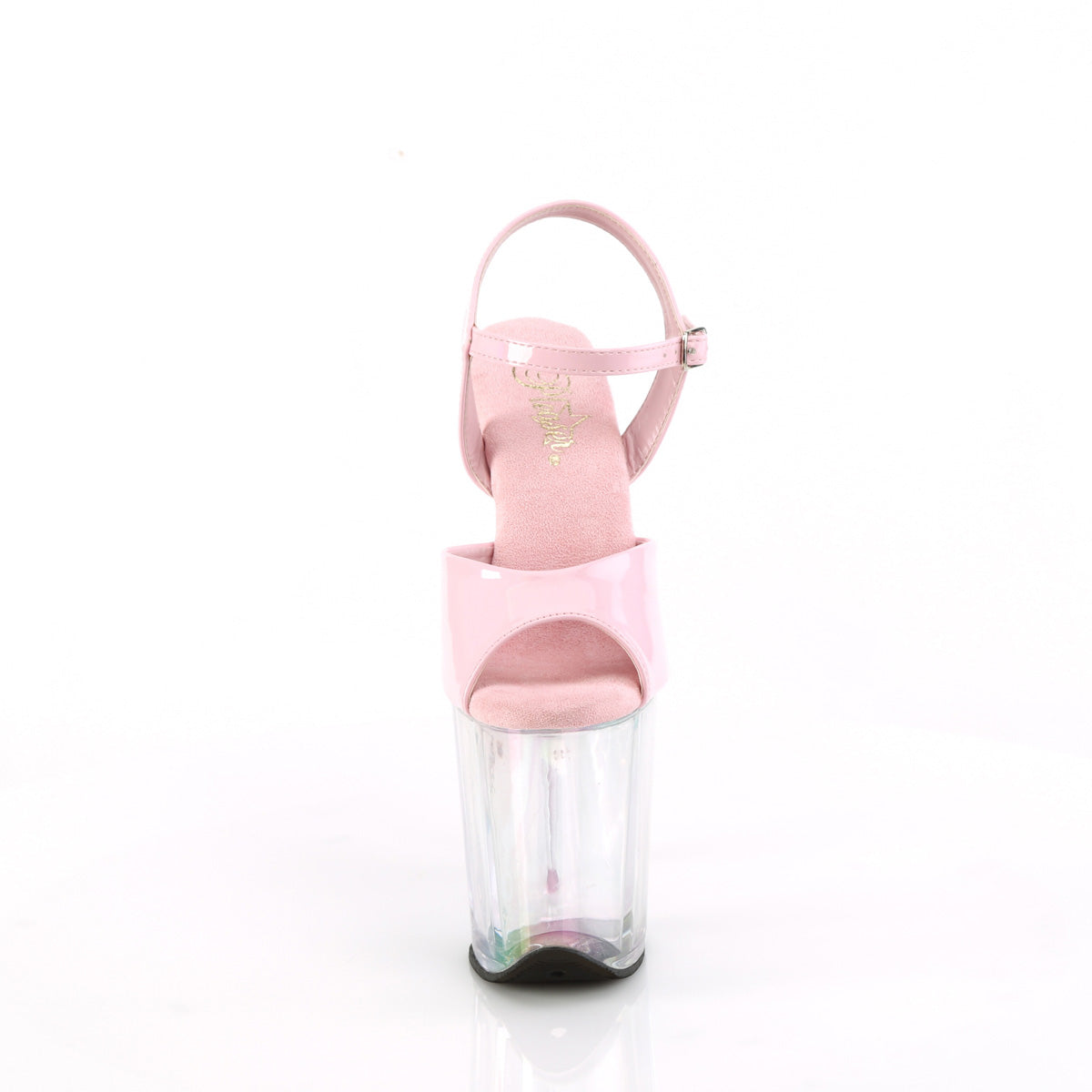 Pleaser FLAMINGO-809ht B. rosa Holo Pat/Holo Tinted