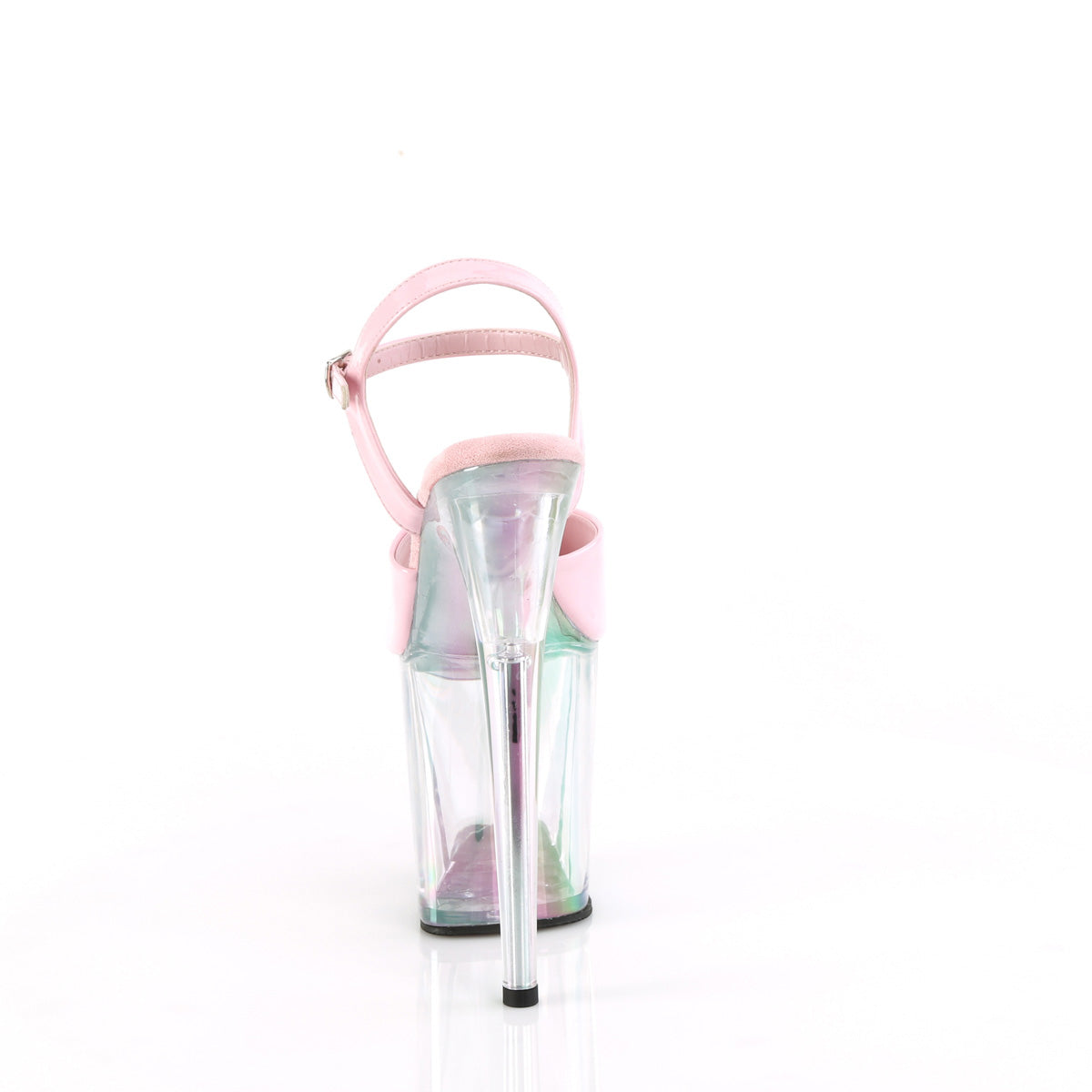 Pleaser FLAMINGO-809ht B. rosa Holo Pat/Holo Tinted