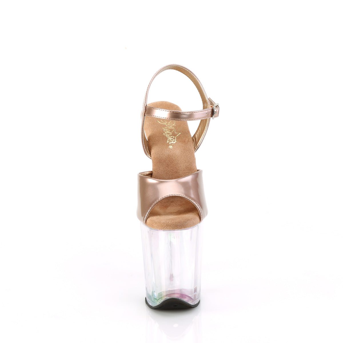 Pleaser FLAMINGO-809ht rosa oro holo pat/holo colorato