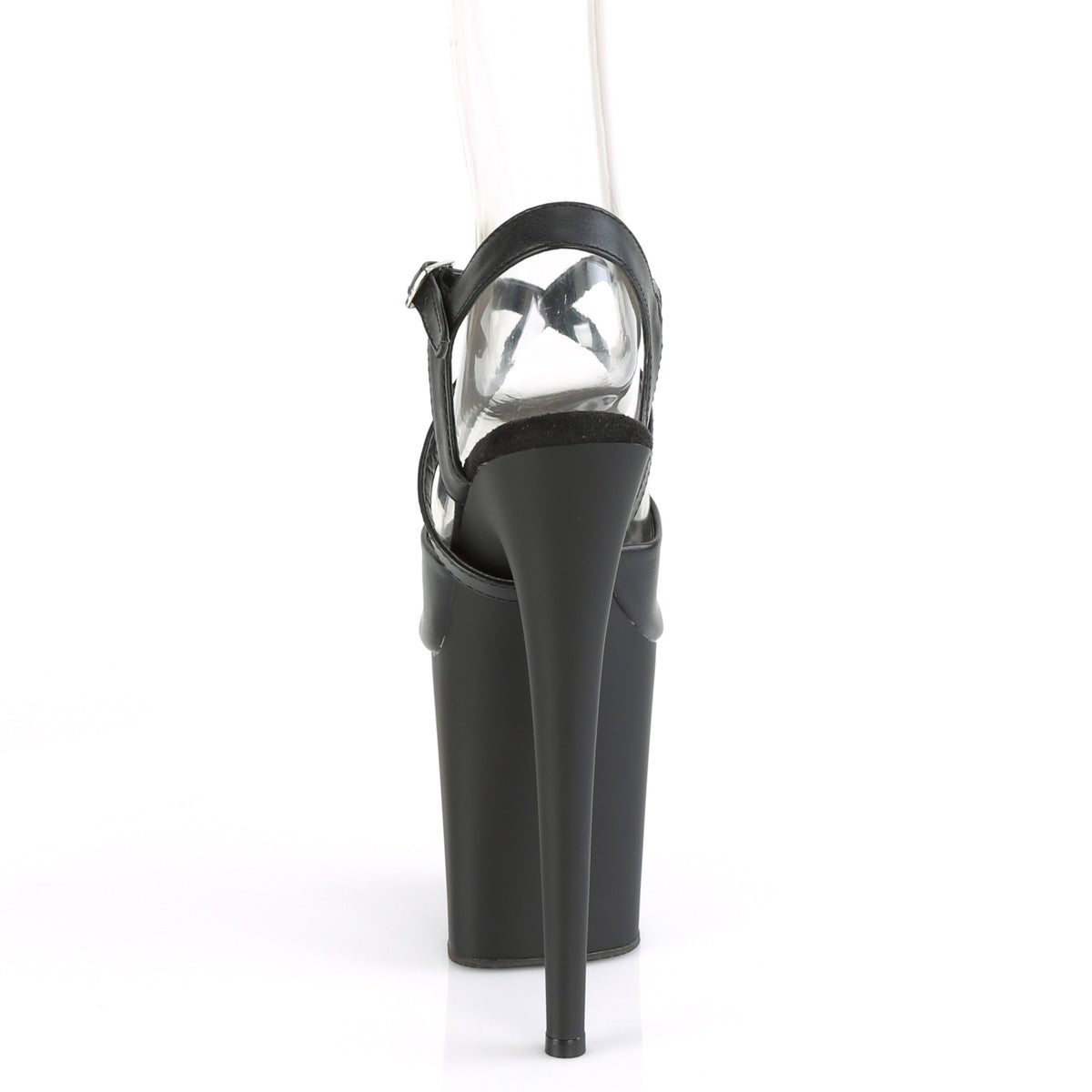 Pleaser Sandali da donna FLAMINGO-824 Blk in ecopelle / BLK opaco