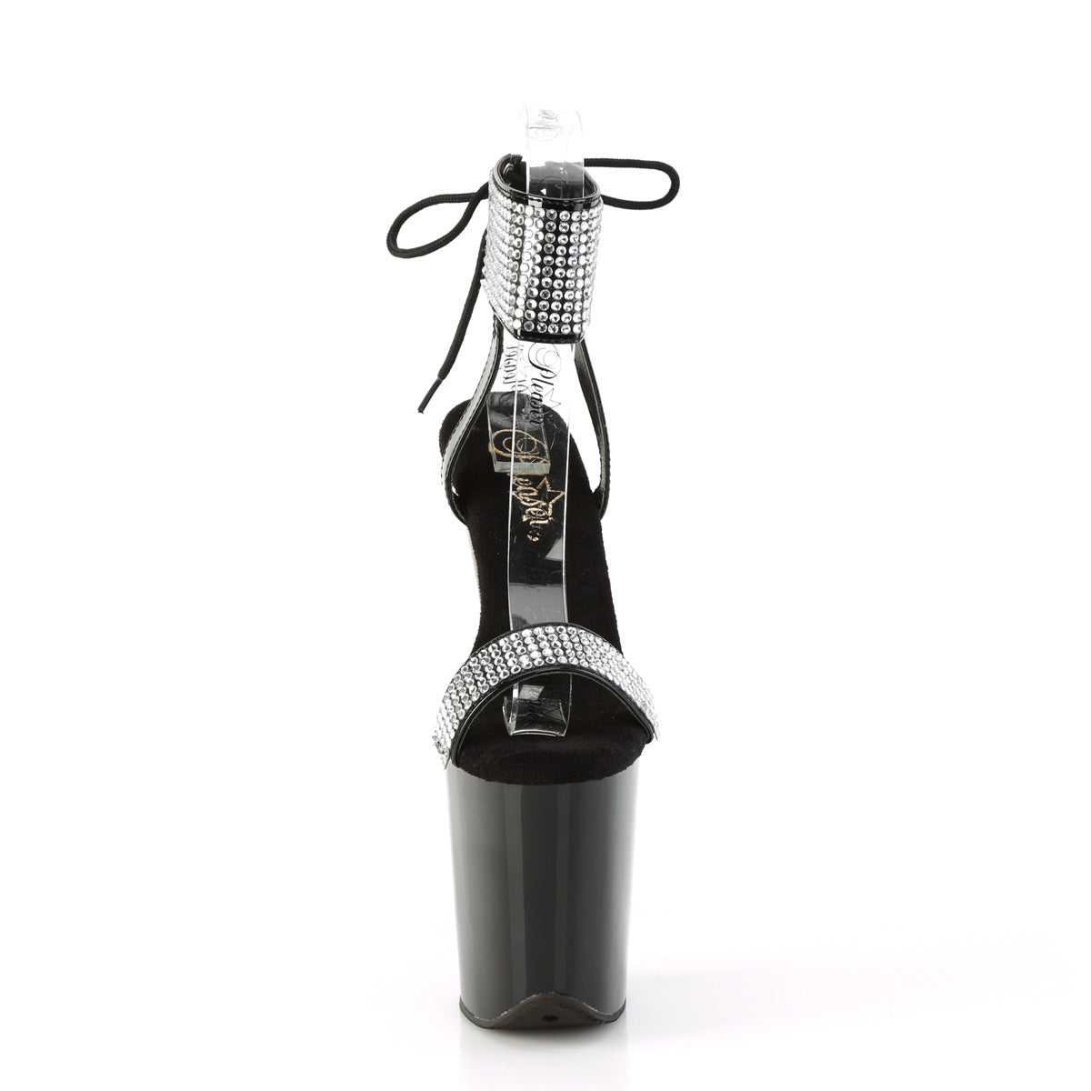 Pleaser FLAMINGO-870 blk pat-rs/blk