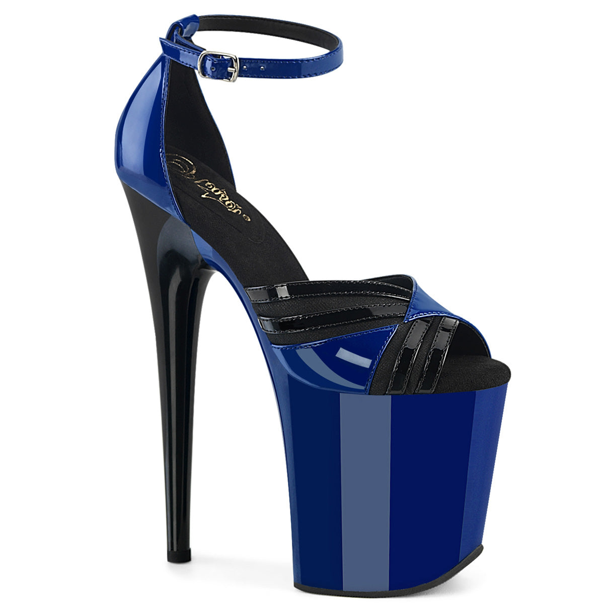 Pleaser FLAMINGO-884 Royal Blue-Blk/Royal Blue-Blk