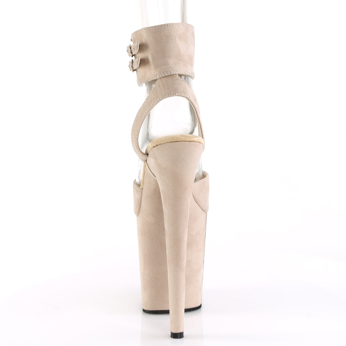 Pleaser Sandali da donna FLAMINGO-891 BEIGE FAUX Suede / Beige Faux Suede Suede