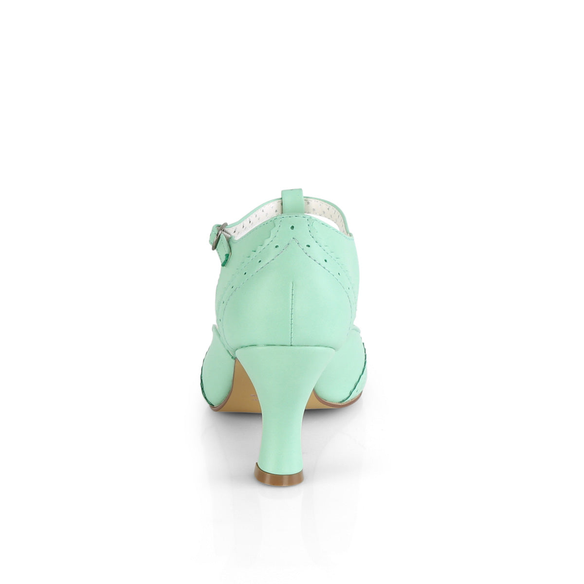 Pin Up Couture Womens Pumps FLAPPER-26 Mint Faux Leather