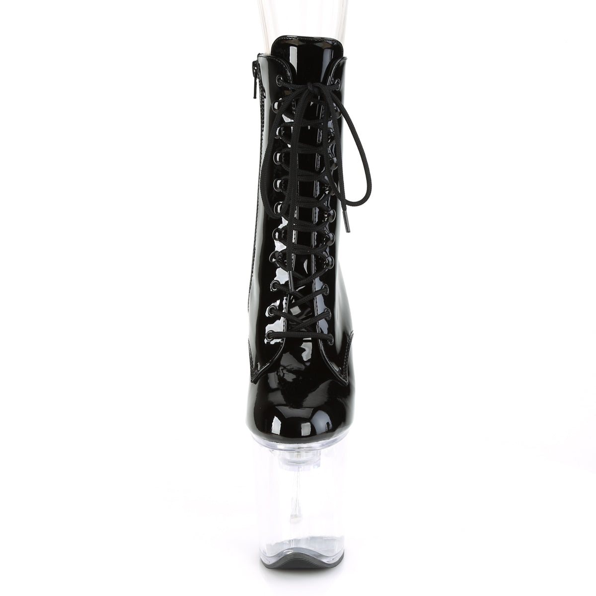 Pleaser Stivaletti da donna FLASHDANCE-1020-8 BLK PAT / CLR