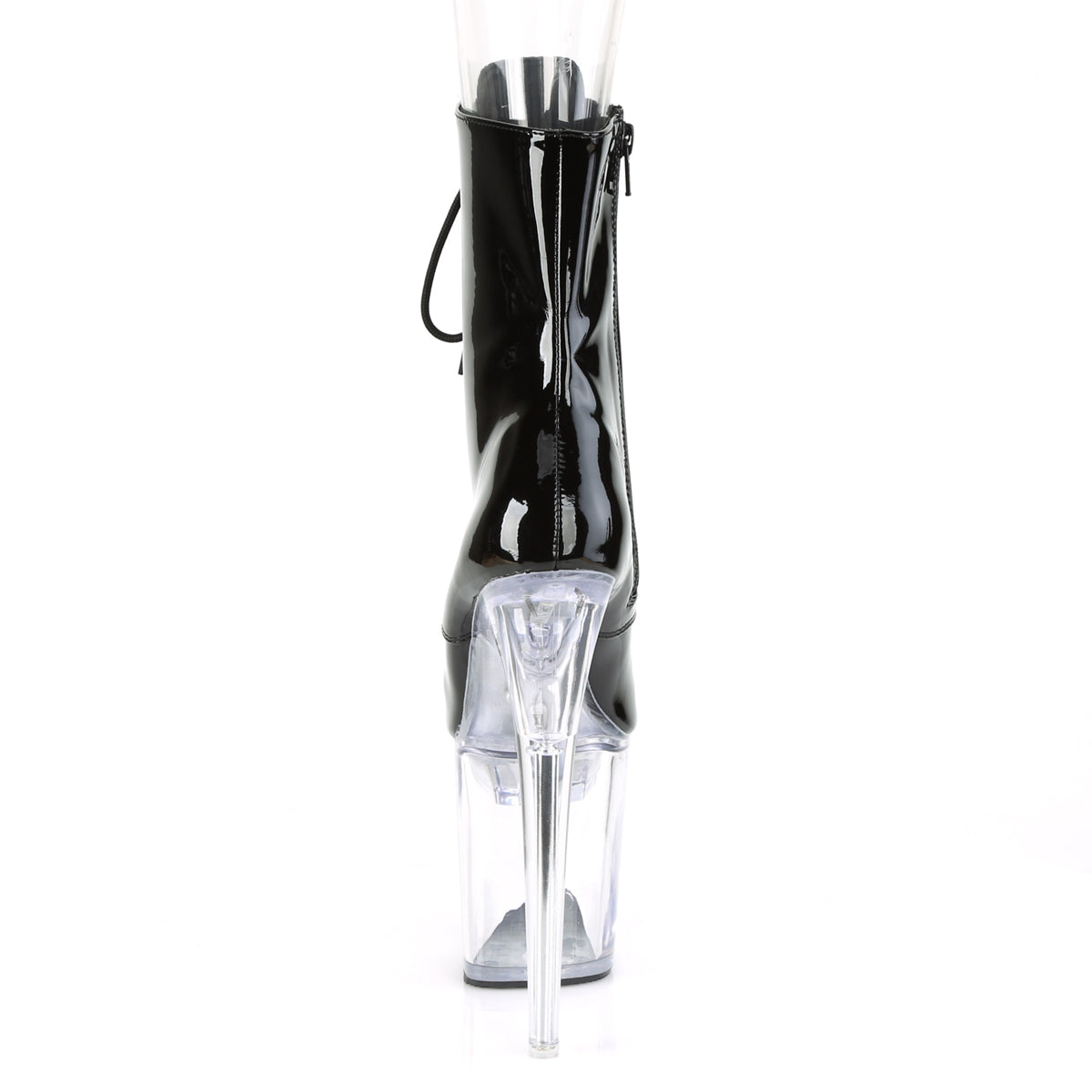 Pleaser Stivaletti da donna FLASHDANCE-1020-8 BLK PAT / CLR