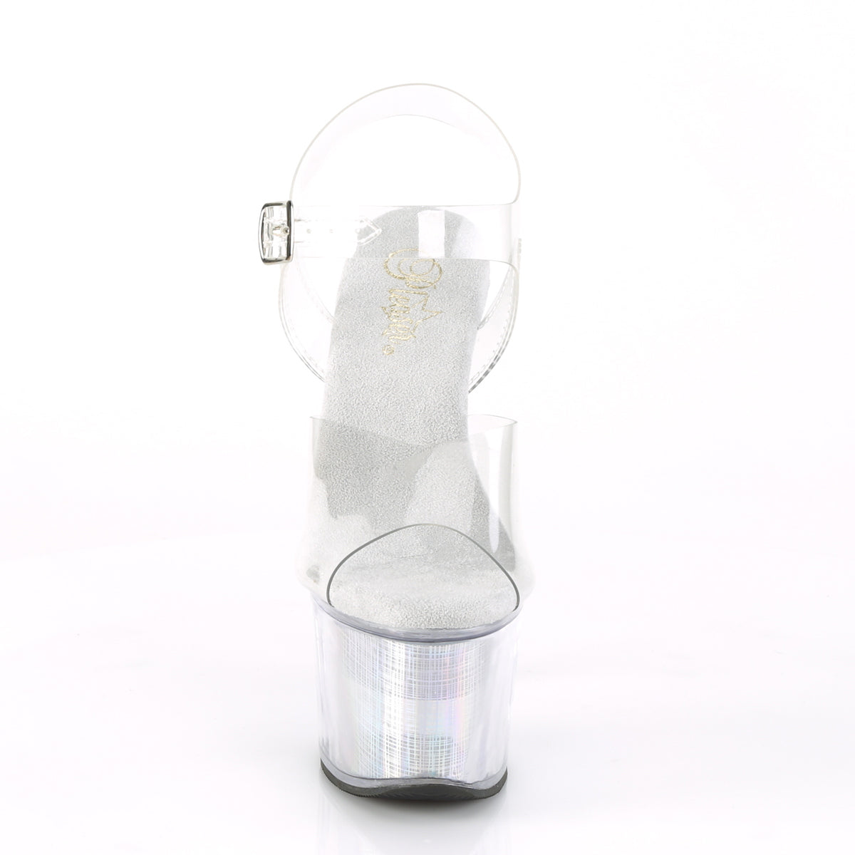 Pleaser Sandali da donna FLASHDANCE-708ch CLR / SLV Hologram