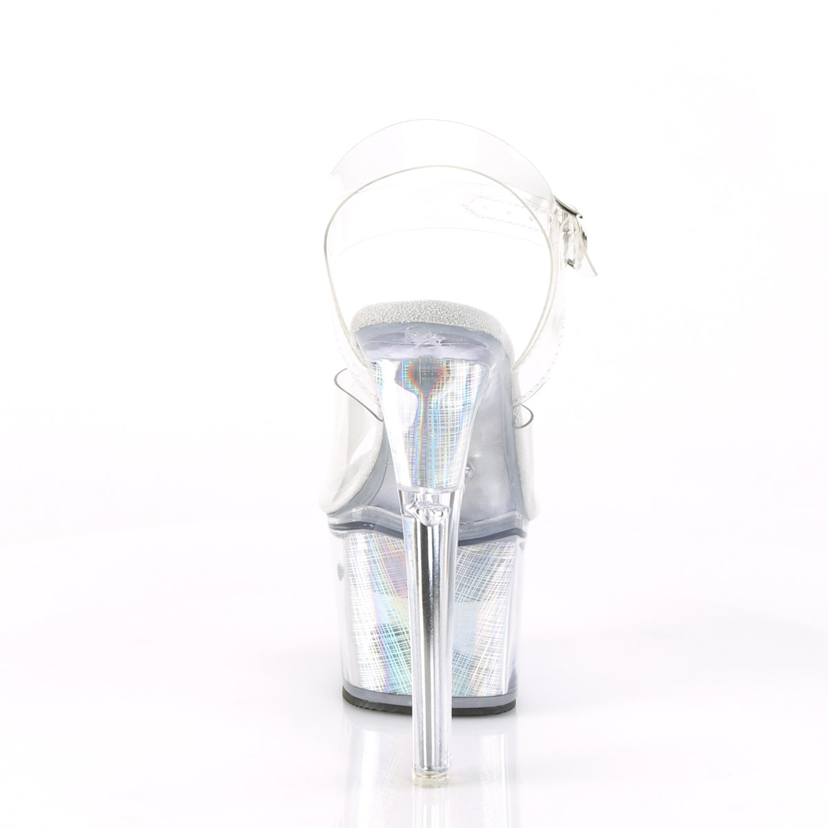 Pleaser Sandali da donna FLASHDANCE-708ch CLR / SLV Hologram