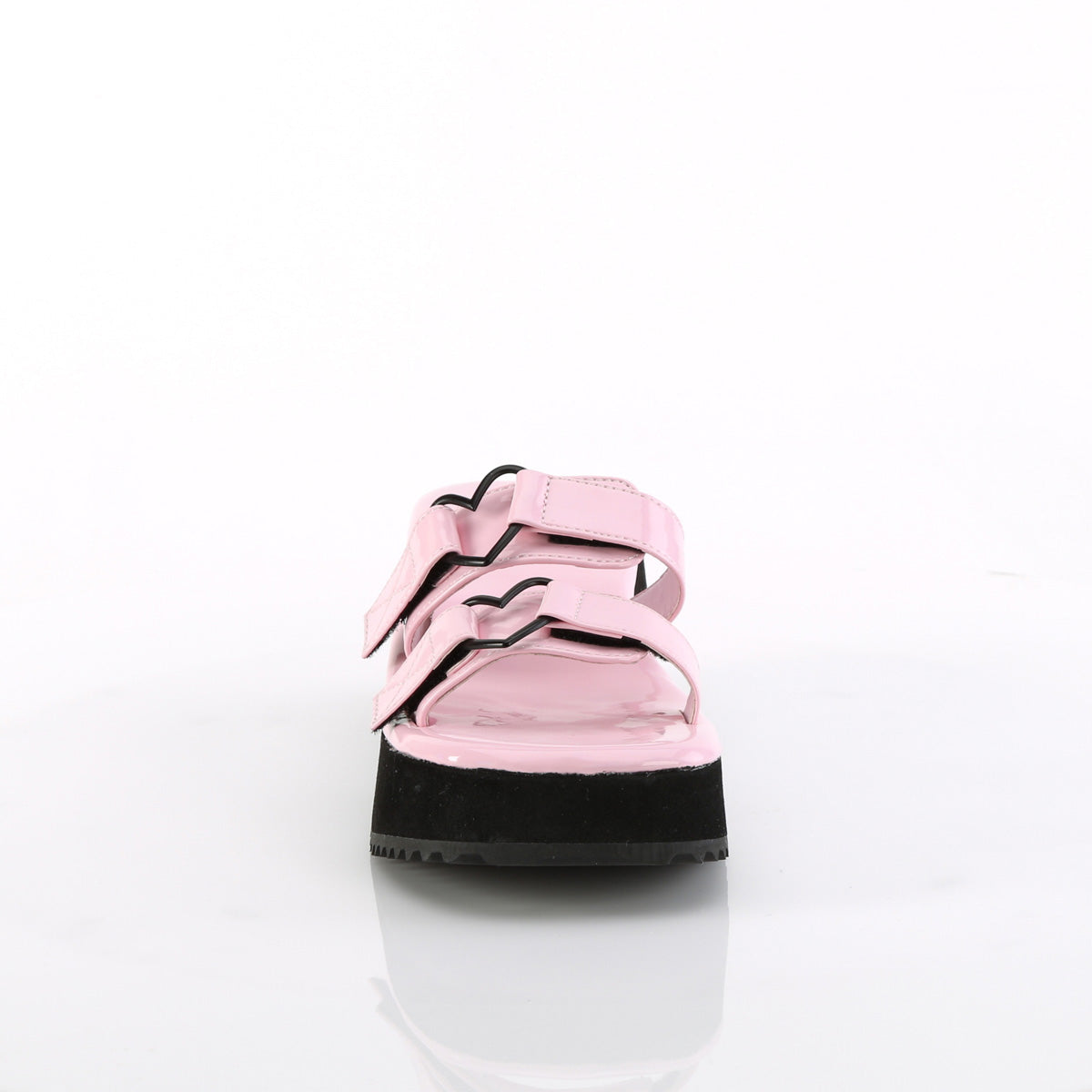 DemoniaCult Sandali FLIP-12 B. Pink Holo Pat