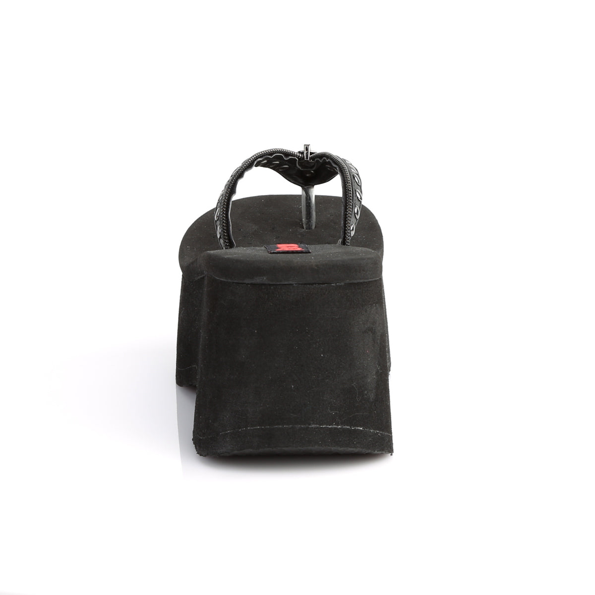 DemoniaCult Sandali femminili FUNN-33 pelle vegana BLK