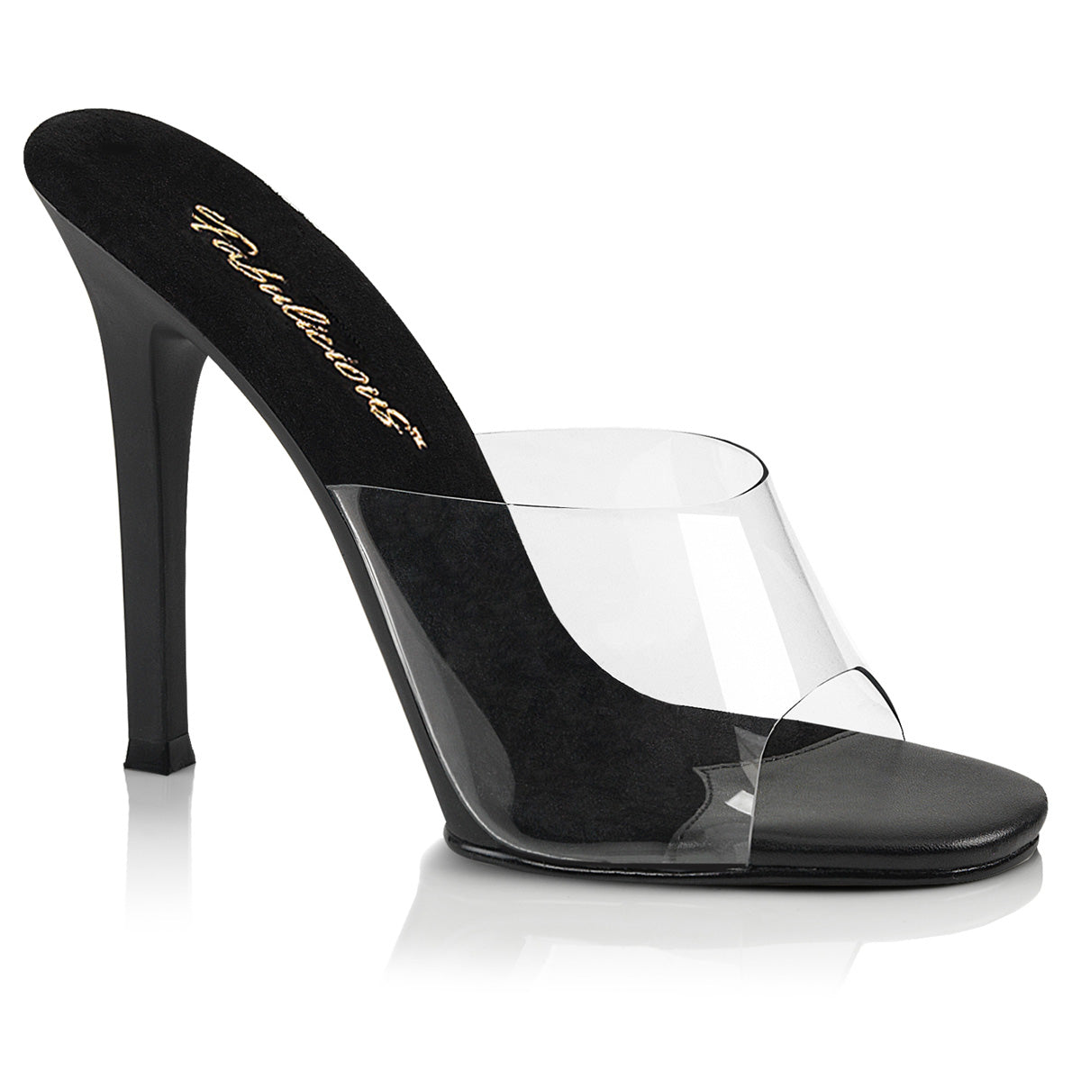 Fabulicious Sandali da donna GALA-01 CLR-BLK / BLK opaco