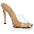 Fabulicious Sandali da donna GALA-01 CLR-Rose Gold / Rose Gold Chrome