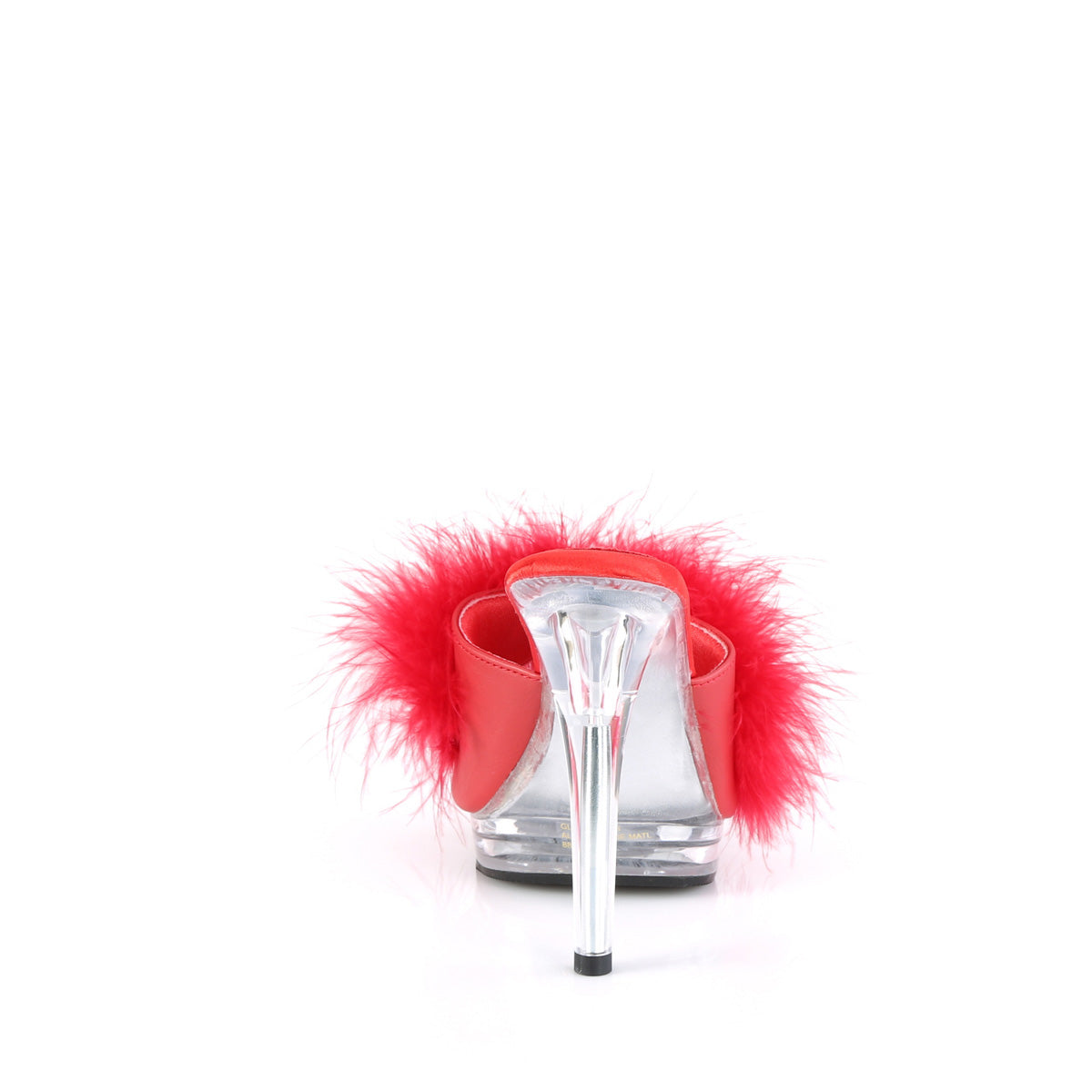 Fabulicious Sandali GLORY-501F-8 Rosso Pelliccia in ecopelle / CLR
