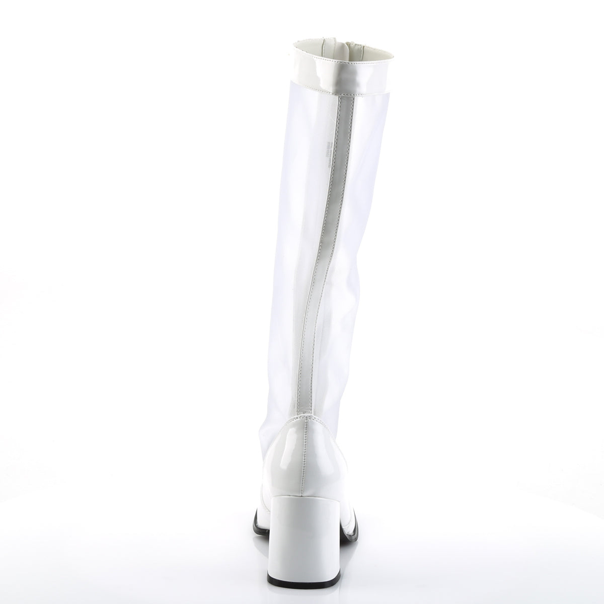 Funtasma Womens Boots GOGO-307 Wht Str Pat-Mesh