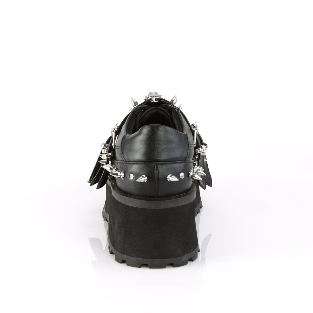 DemoniaCult Stivali da uomo GRAVEDIGGER-03 pelle vegana BLK
